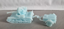 Load image into Gallery viewer, 3D resin Panzer 1 with 2cm flak and trailer
